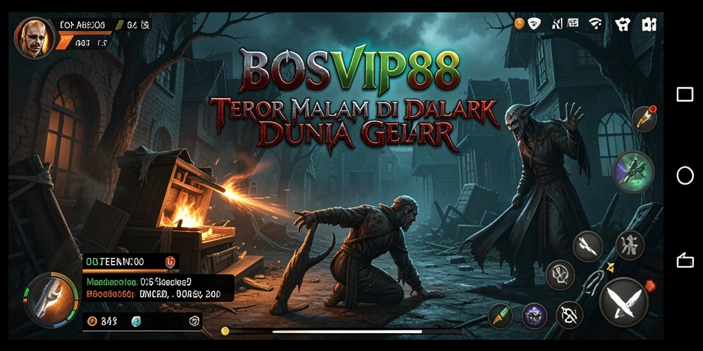 Tampilan mencekam dari gameplay BOSVIP88 yang penuh teror.