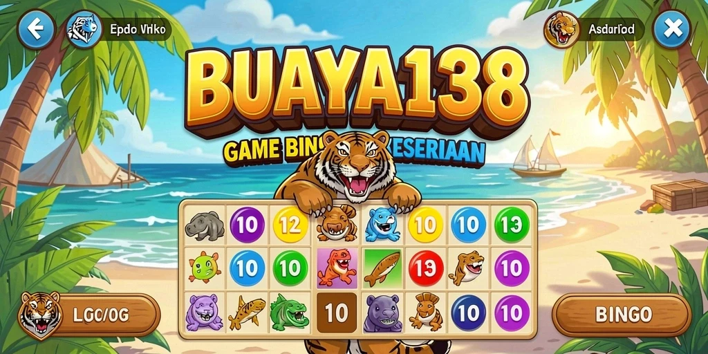 Tampilan gameplay seru dalam BUAYA138 Bingo.