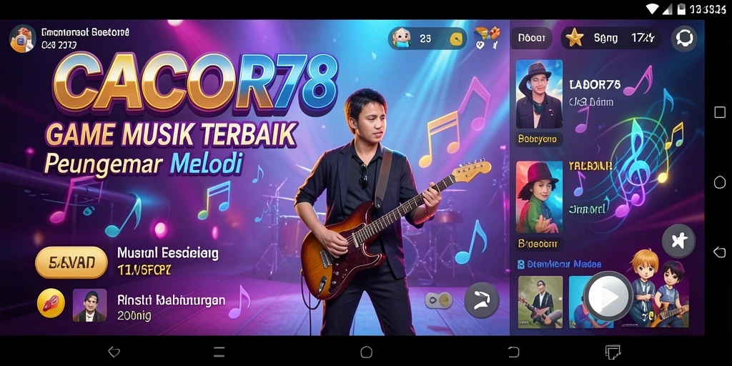 Tampilan gameplay cacor78 yang menarik dan penuh warna.