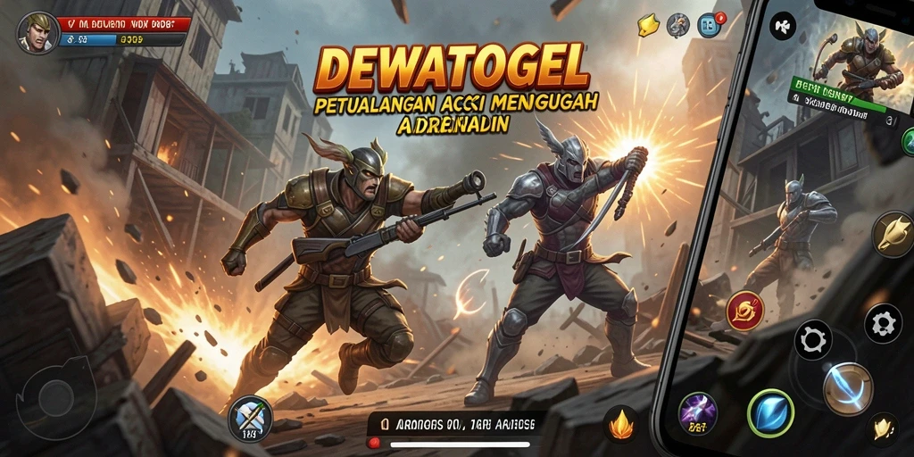 Tampilan gameplay action seru dari DEWATOGEL yang penuh tantangan.