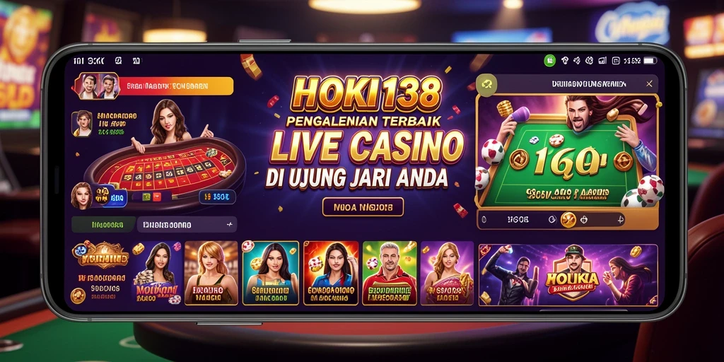Tampilan gameplay Live Casino HOKI138 yang mendebarkan dan menarik.