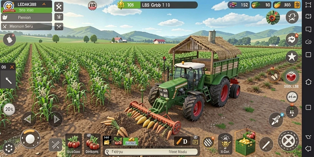 Tampilan gameplay LEDAK388 yang menarik dan penuh warna.