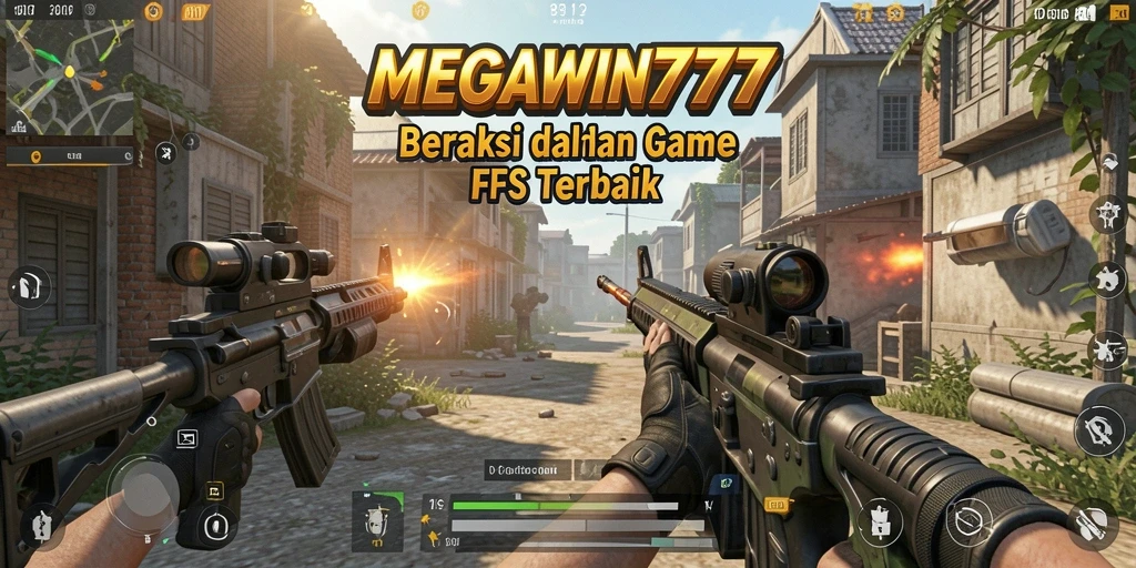 Tangkapan layar gameplay MEGAWIN777 dengan aksi tembak-menembak yang seru.