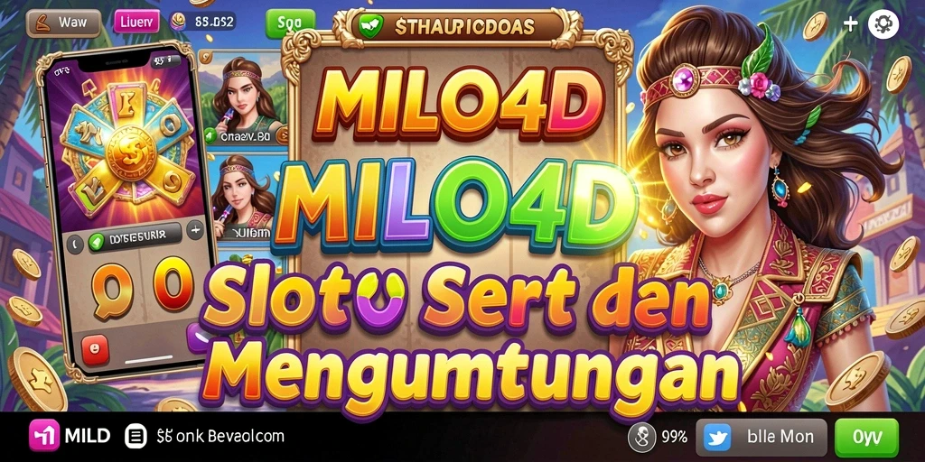 Tampilan menarik gameplay slot MILO4D dengan tema beragam.