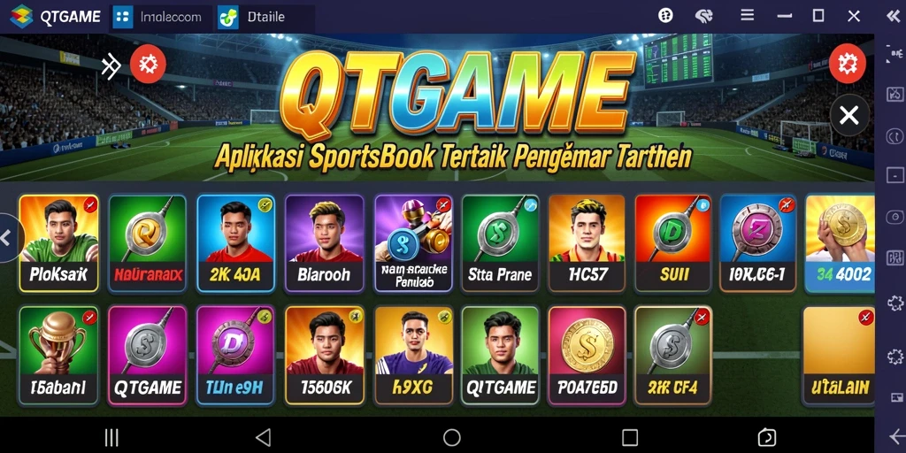 Tampilan menarik di QTGAME dengan berbagai pilihan taruhan.