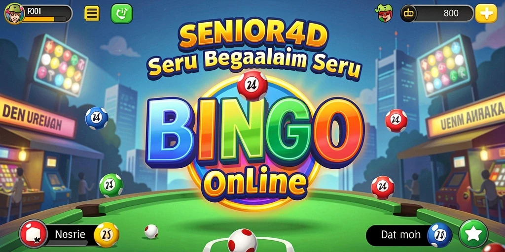 Tampilan gameplay seru dalam aplikasi Bingo SENIOR4D.