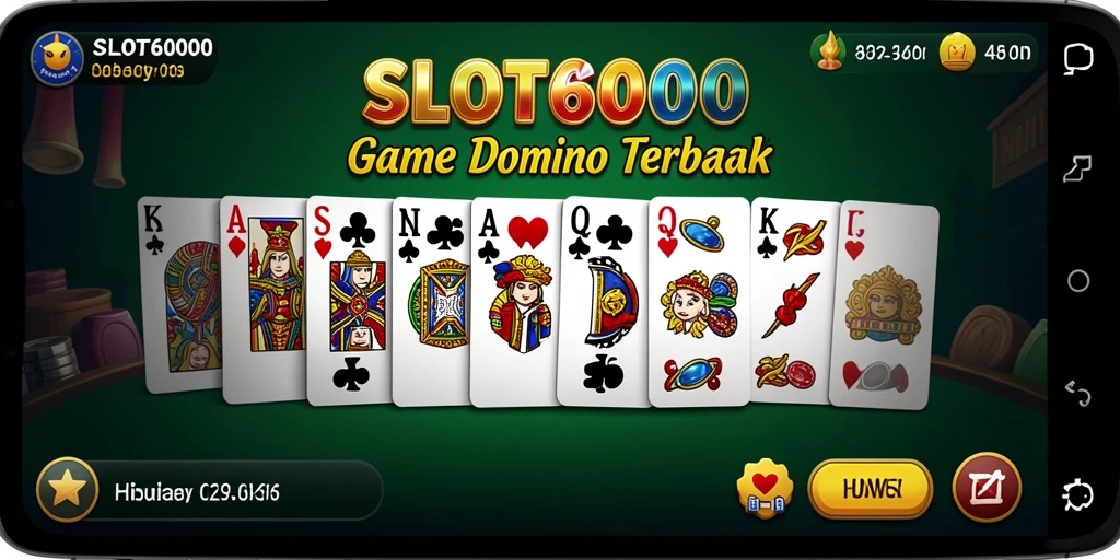 Tampilan gameplay menarik dari SLOT6000 dalam permainan Domino.