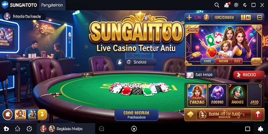 Gameplay menarik SUNGAITOTO di Live Casino yang menegangkan.