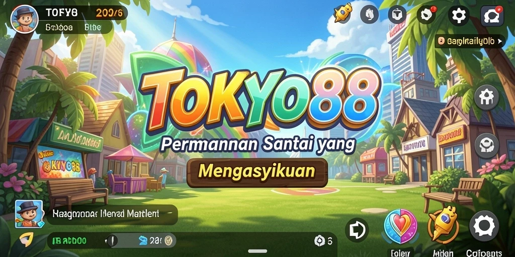 Tampilan gameplay TOKYO88 yang menarik dan penuh warna.