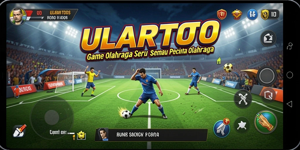 Tampilan gameplay seru dan kompetitif dalam ULARTOTO.
