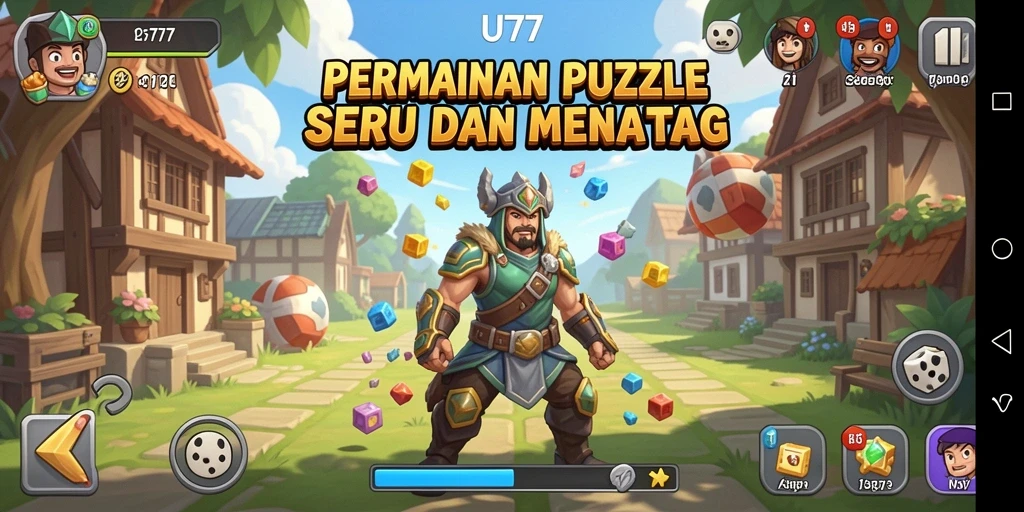 Screenshot menunjukkan gameplay UT77 yang menantang dan menyenangkan.