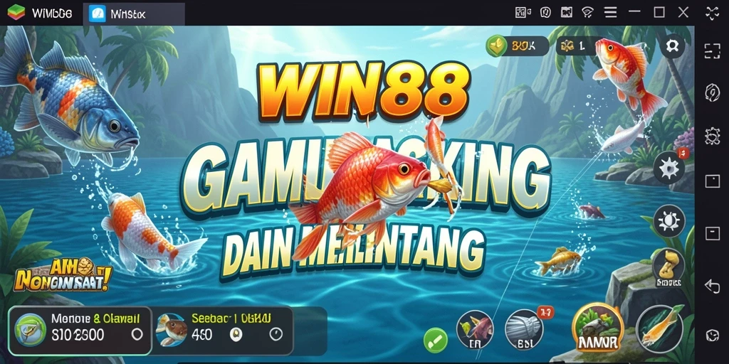Gameplay WIN88 yang menampilkan aksi memancing seru.